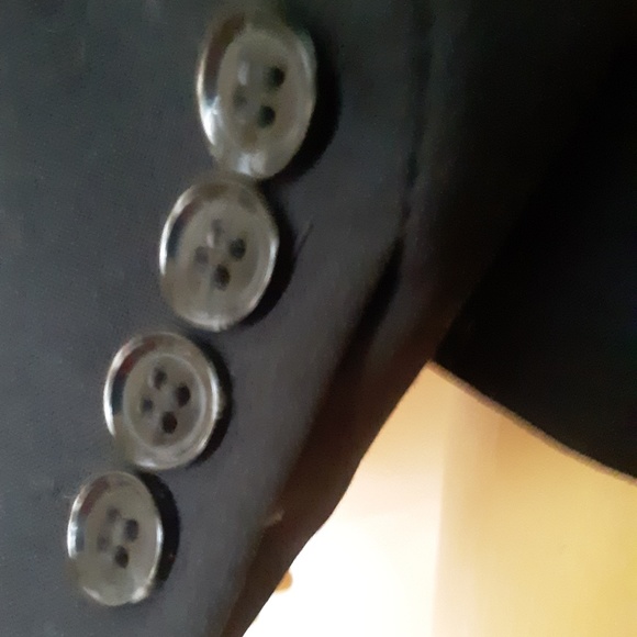 Zara Basic Black Suit Blazer - Picture 4 of 5